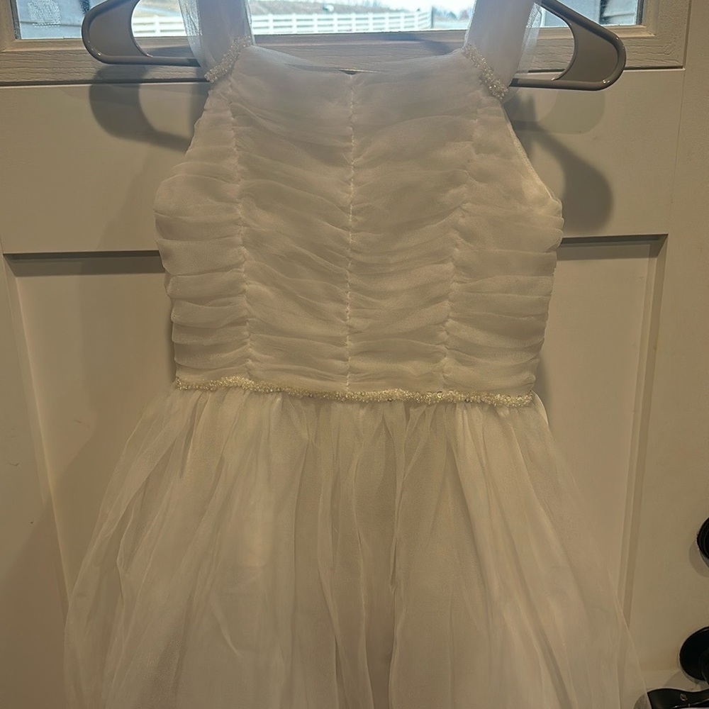 Elegant White Kids Dress